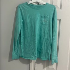 Teal vineyard vines kids long sleeve